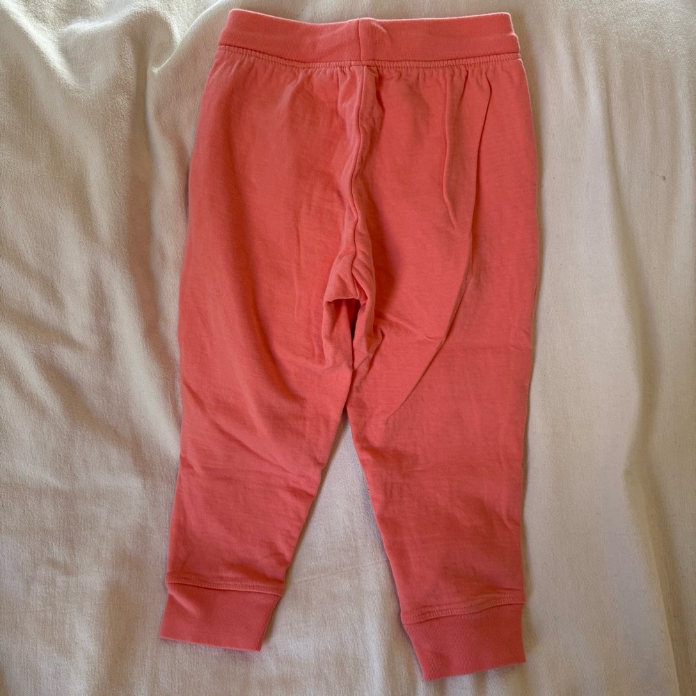 Primary Kids Coral Lightweight Jogger Pants Size 4 EUC - Picture 3 of 3